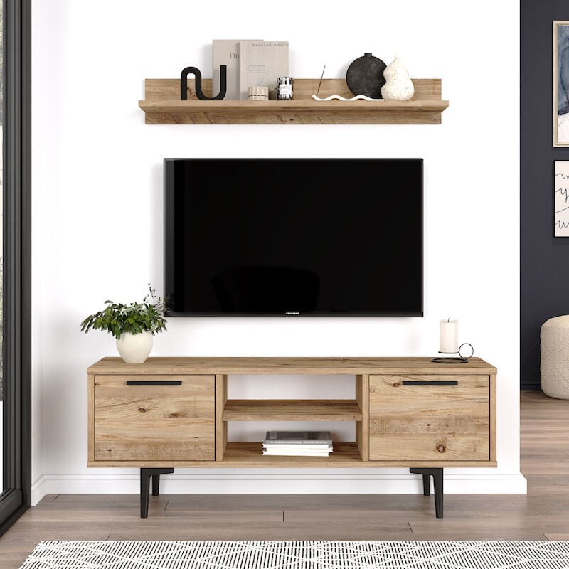Valde tv-taso 120x29,5x44 cm vintage
